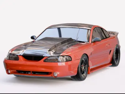 1998 SN95 Merchant Centrifugal Supercharged Muscle Car 3D model