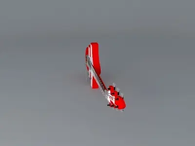 Cross guitar Free 3D model