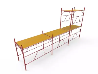 Scaffolding 3D model 6