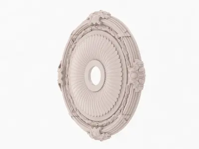 Classic Ceiling Medallion 16 3D model