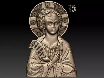 Christ Emmanuel 3d model for CNC 3D model