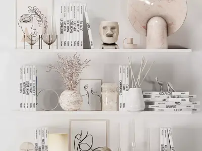 Decorative Set 01 3D model 29