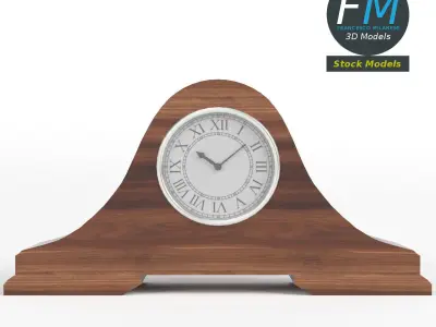 Fireside clock 2 3D model