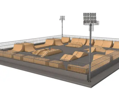 Skate Park 3D model