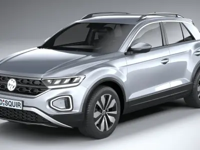Volkswagen T-Roc LIFE 2023 3D model