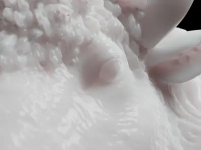 Bull Head Decoration 3D model