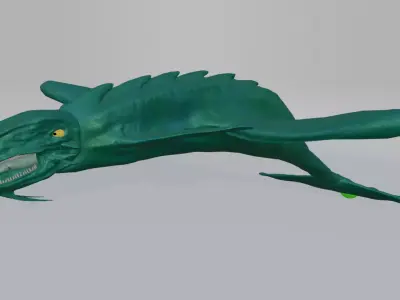 Leviathan Low-poly 3D model