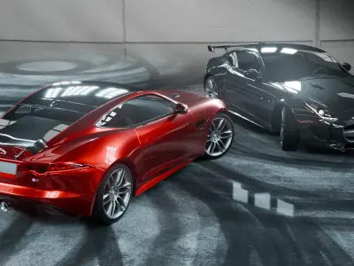 Jaguar F Type 2017 3D model