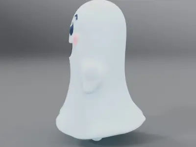 cute ghost 3D model