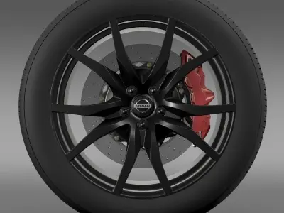 Nissan GTR wheel 2015 3D model
