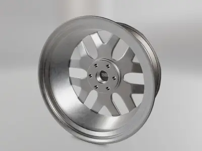 BBS TL-A Wheel Low-poly 3D model