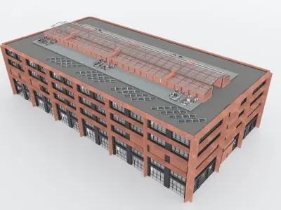 Building office  Free 3D model