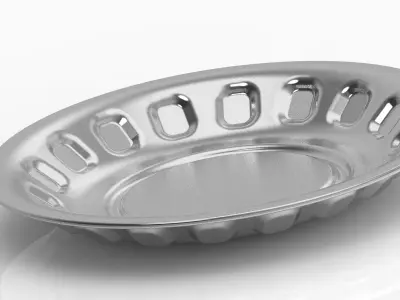 Biscuit Serving Plate 3D print model