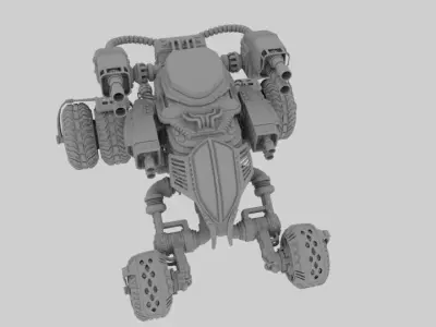 Mecha Monster Turck 3D model