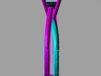 Classic Solitaire Engagement ring Anello solitario Sl73 3Dprint  3D print model