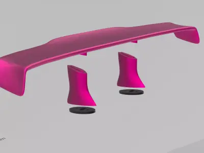 Yashio Factory GULF GT wing for RC 3D print model