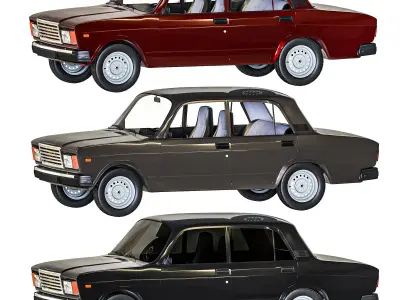 VAZ 2107 3D model