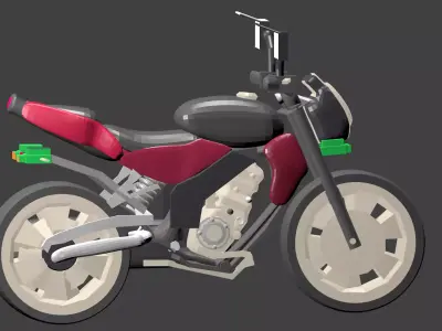 paraa2 Low-poly 3D model