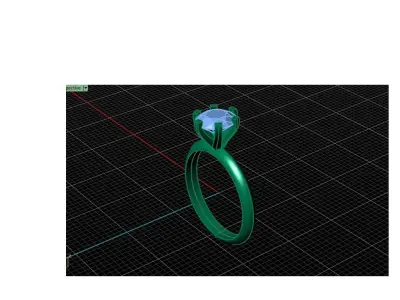 engagement ring  3D print model