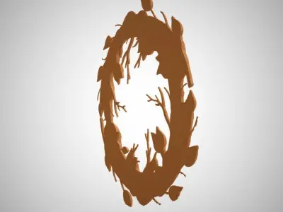 Engraving Autumn 3D print model