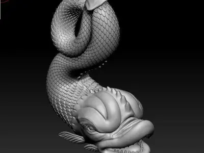 fish 3d Model 3D print model