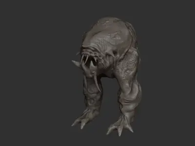 Hell hunter monster 3D model