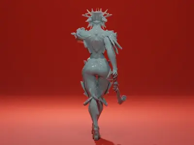 Sparkdancer - Sci-fi Fencing Duelist Free 3D print model