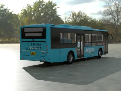 YUTONG ZK6125CHEVNPG4 bus 3D model