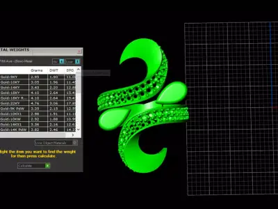 bypass luxury open ring 3D print model