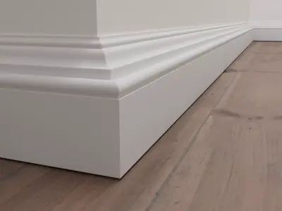 Early Georgian Wren Skirting Profiles 14 Baseboards 3D model