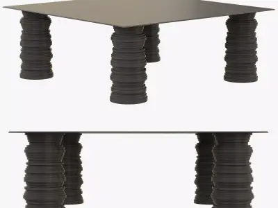 Baxter BIDU TABLE 3D model