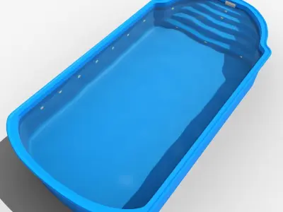 Orlik swimming pool 3D model