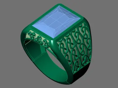 STL 3DM Gents Rings Ready Models Mens Rings 3D print model 3D print model