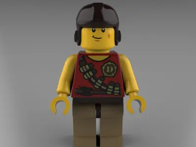 Driver Lego 3D model