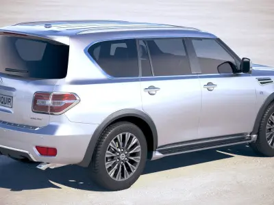 Nissan Patrol Y62 2019 3D model