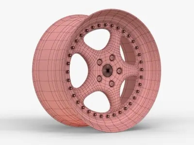 Automobile Rim RHwZ1 3D model