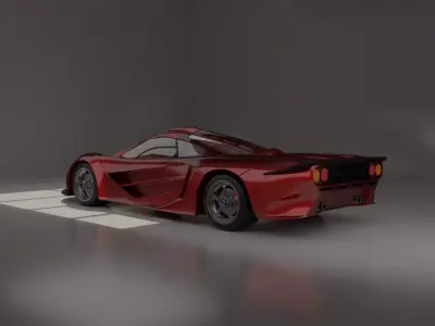 Mclaren F1 GT 1997 3D model