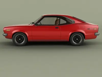 Mazda 818 Grand Familia Coupe UK spec 3D model