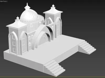 Indian Stage 3D model