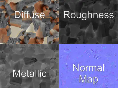 Nile Crocodile Detailed Scale Model Pack Low-poly 3D model