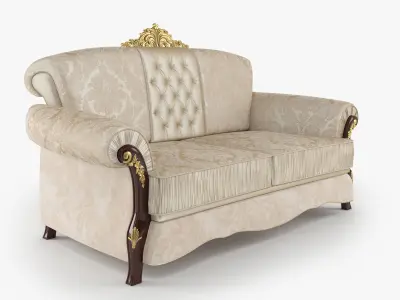 Couch Barnini Oseo 3D model