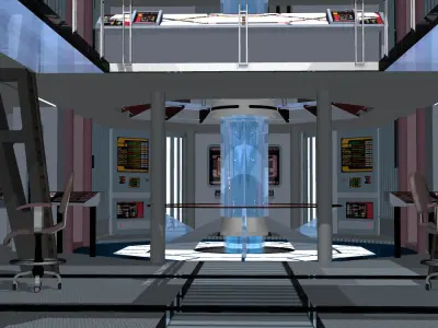 Starship Engineering Room 3 3D model