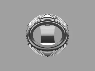 gem ring  3D print model