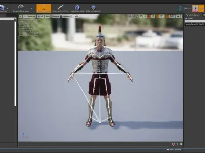 ROMAN Legioner Low-poly 3D model