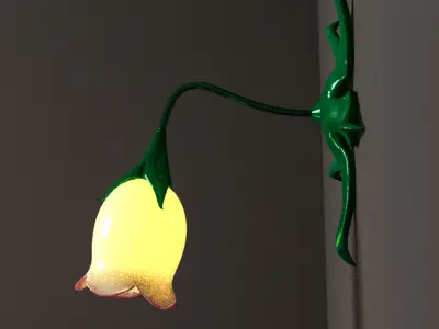 Wall lamp 3D model