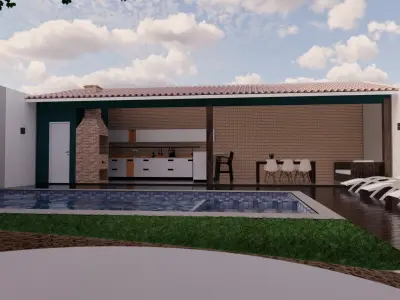 Modern House  3D model 2