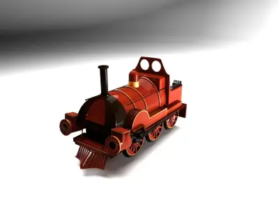 Little Locomotive 3D model