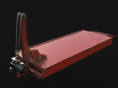 Motocycle Lift - 3d Model Low-poly 3D model