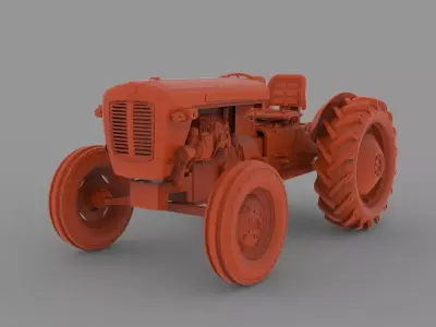 Tractor 1R 3D print model