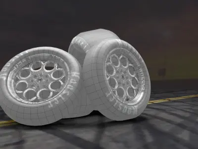Wheel Weld Racing Magnum Low-poly 3D model
